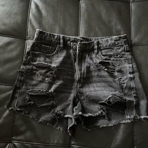 American eagle Jean mom shorts